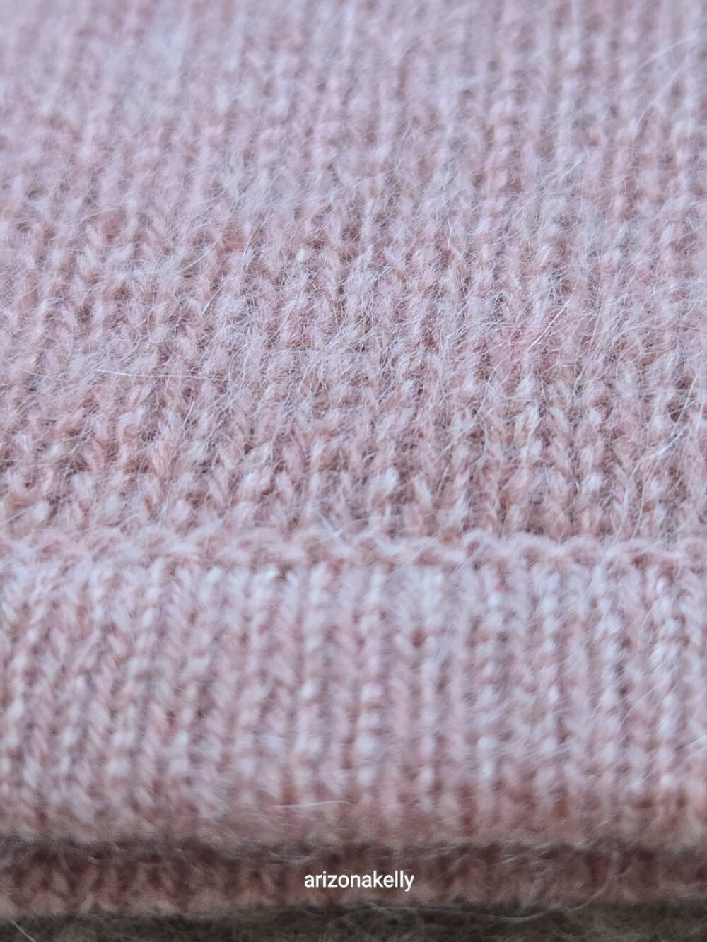 NWOT Cashmere Knit Scarf Pink - Picture 12 of 14